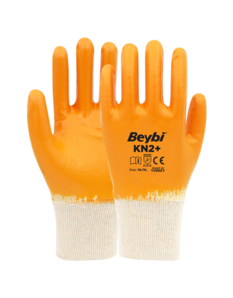 KN2+ Pamuk Nitril Eldiven