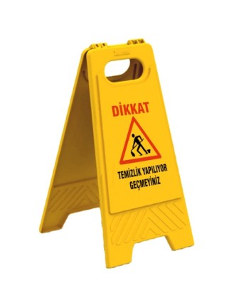 Temizlik Yapılıyor Geçmeyiniz Levhası
