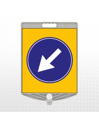 Mecburi Yön Duba Üstü Uyarı Levhası