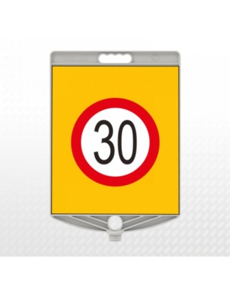 Azami Hız 30 Duba Üstü Uyarı Levhası
