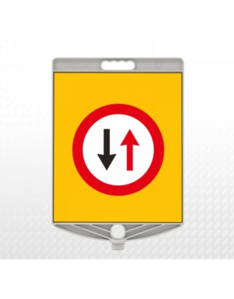 Gidiş Geliş Duba Üstü Uyarı Levhası