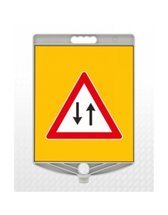 Gidiş Geliş Duba Üstü Uyarı Levhası