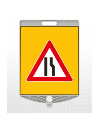 Sağdan Daralan Kaplama Duba Üstü Uyarı Levhası