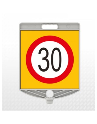Azami Hız 30 Duba Üstü Uyarı Levhası