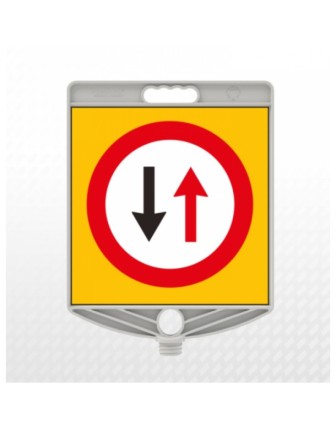 Gidiş Geliş Duba Üstü Uyarı Levhası