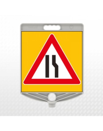 Sağdan Daralan Kaplama Duba Üstü Uyarı Levhası
