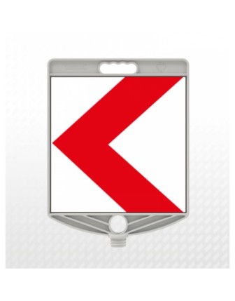 Keskin Viraj Duba Üstü Uyarı Levhası