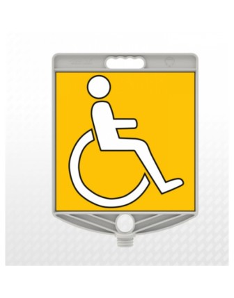 Engelli Alanı Duba Üstü Uyarı Levhası