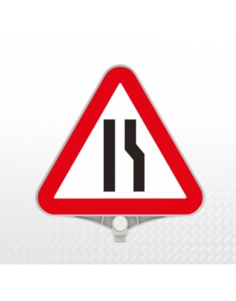 Sağdan Daralan Kaplama Duba Üstü Uyarı Levhası