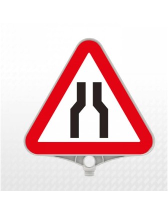 İki Yönlü Daralan Kaplama Uyarı Levhası