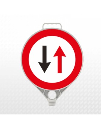 Gidiş Geliş Duba Üstü Uyarı Levhası