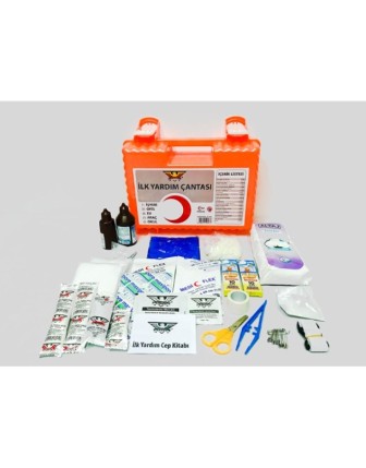 Yönetmeliğe Uygun Ilk Yardım Seti Çantası Ecza Dolabı 101 Parça