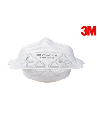 3M VFLEX 9101E Ventilsiz Toz Maskesi FFP1 (25 Adet/Kutu)