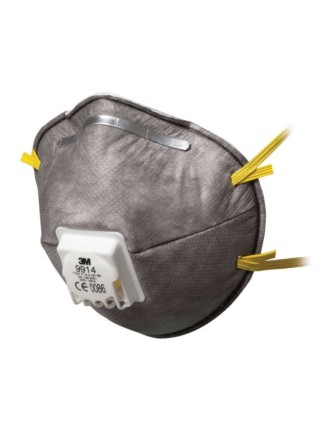 3M 9914 Ventilli Aktif Karbonlu Toz Maskesi FFP1 (10 Adet/Kutu)