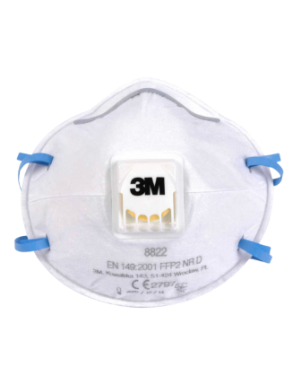 3M 8822 Ventilli Toz Maskesi FFP2 (10 Adet-Kutu)