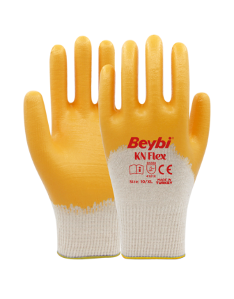 KN Flex Pamuk Nitril Eldiven