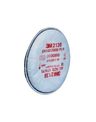 3M 2138 P3 Organik / Ozon Gaz Ve Buhar Filtresi (1 Çift)