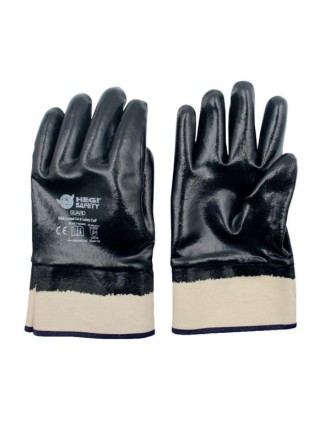 HEGI GUARD GÜVENLIK MANSETLI NITRIL KAPLI PETROLCÜ ELDIVENI NO:10