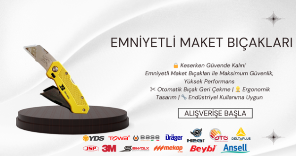 EMNİYETLİ MAKET BIÇAKLARI