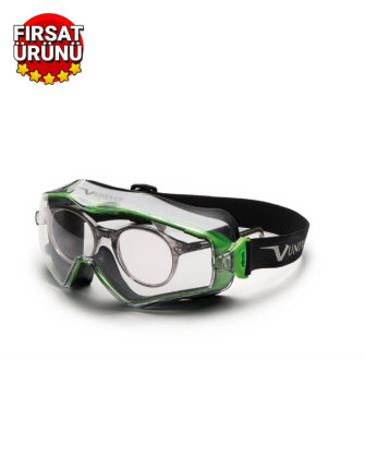 Univet 6X3 Clear Ultra Gözlük Üstü Goggle İş Gözlüğü