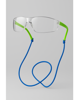 Şeffaf İş Gözlüğü | Boyun İpli – Darbeye Dayanıklı Koruyucu Gözlük
