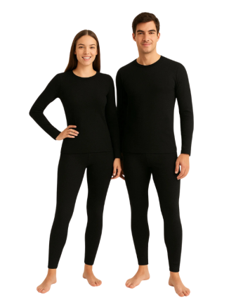 Khuzey Unisex Termal İçlik Alt Üst Takım – Kışlık Tulum, Isı Koruyucu Spor ve Günlük Kullanım İçin