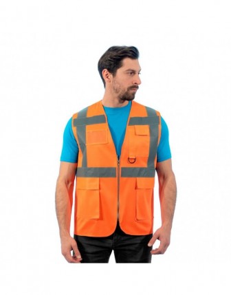 Yönetici İkaz Yeleği Turuncu