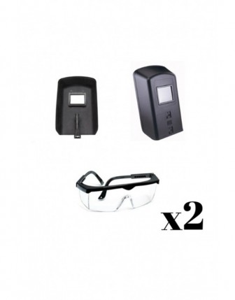 Basit Tip Gözlük Ve El Kaynak Maskesi