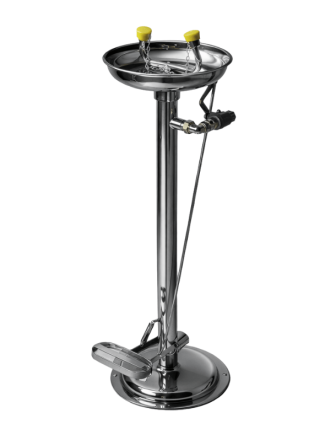 Göz ve Yüz Yıkama Duşu İstasyonu Göz,yüz Yıkama Çeşmesi, Boy Tipi, El, Ayak Kumandalı, Galvanizli