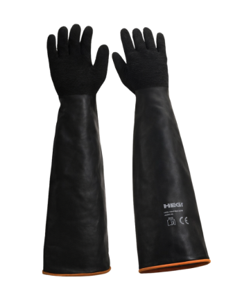 Hegi HR Lateks Endüstriyel Uzun Asit Eldiveni 55 cm
