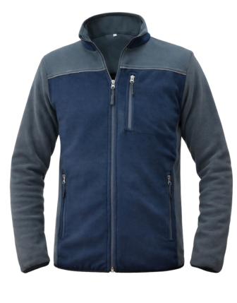 Polar Hırka Gri Lacivert