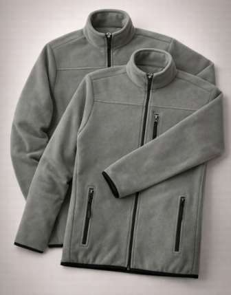 Erkek Kışlık Polar Açık Gri