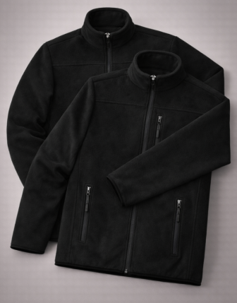 Erkek Kışlık Polar Siyah