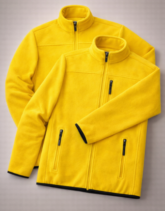 Erkek Kışlık Polar Sarı