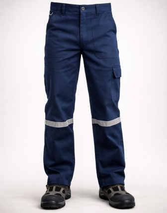 Gabardin Kışlık Lacivert İş Pantolonu  7/7