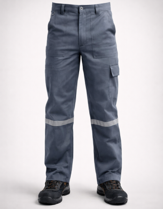 Gabardin Kışlık Gri İş Pantolonu  7/7