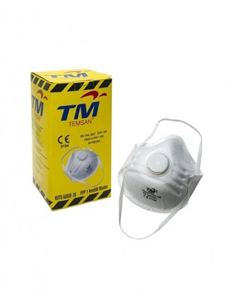 Temsan Tm Ffp1 Nr Ventilli Maske 20'li Kutu
