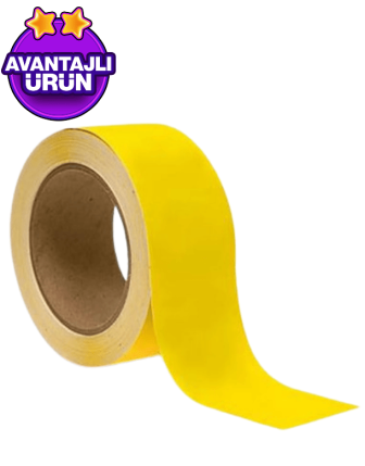 Yer İşaretleme Bandı Sarı 50x30