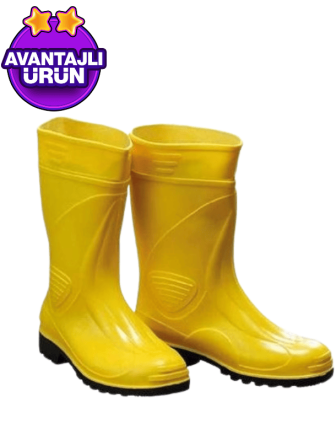 Ulaş PVC Sarı Çizme