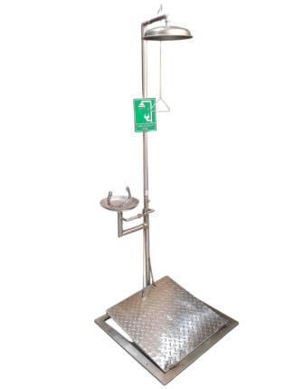 Platform Kumandalı Göz ve Vücut Duşu - Paslanmaz Çelik, 300 mm Duş Çanağı