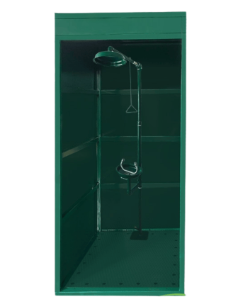 Kabinli Göz ve Boy Duşu Platformu - Galvaniz, Bina İçi/Dışı, 300 mm Çanağı