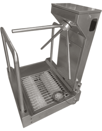 Yatay Fırçalamalı Hijyenik Turnike - Kompakt, 304 Paslanmaz Çelik