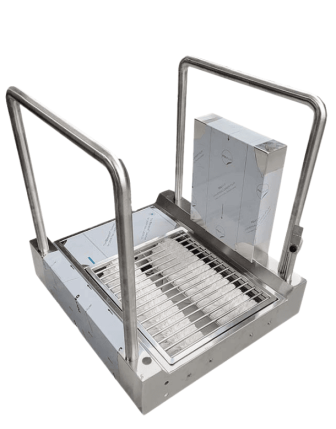 Yatay Fırçalamalı Hijyen Platformu - Kompakt, 304 Paslanmaz Çelik
