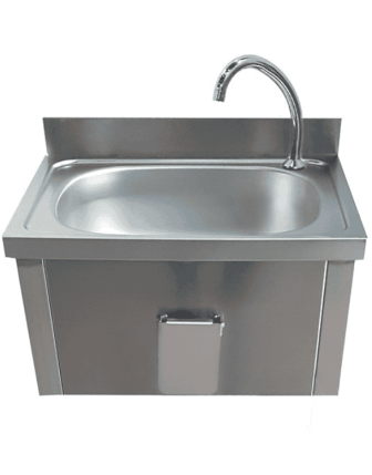 Dekoratif Diz Kumandalı Tek Girişli Evye – Paslanmaz Çelik