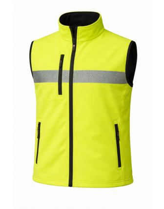Kurumsal Baskılı UltraSweat Softshell Reflektörlü Yelek 10 Adet