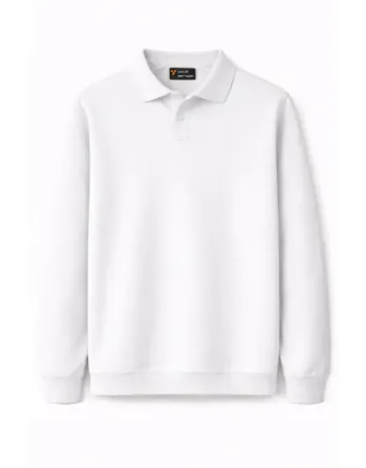 Kurumsal Baskılı Polo Yaka Uzun Kollu Tişört 10 Adet