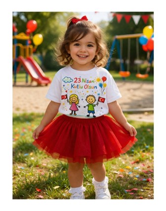 23 Nisan Gösteri Günü Çocuk Tişörtü
