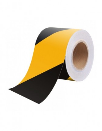Yer İşaretleme Bandı Sarı Siyah100mmx30m