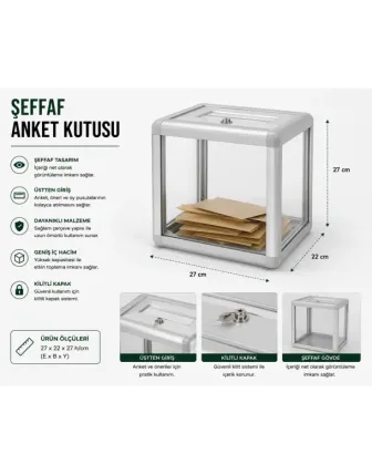 Şeffaf Anket Kutusu