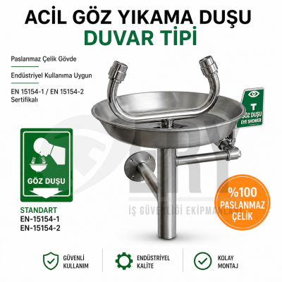 Göz ve Yüz Yıkama Duş İstasyonları Nerelerde Kullanılır?